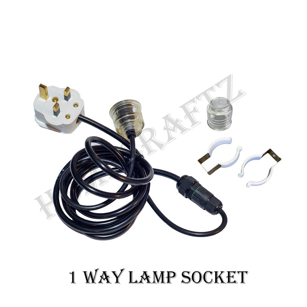 Wire Connector Set Bi-pin T8 LED Tube Lamp Socket | Shopee Singapore