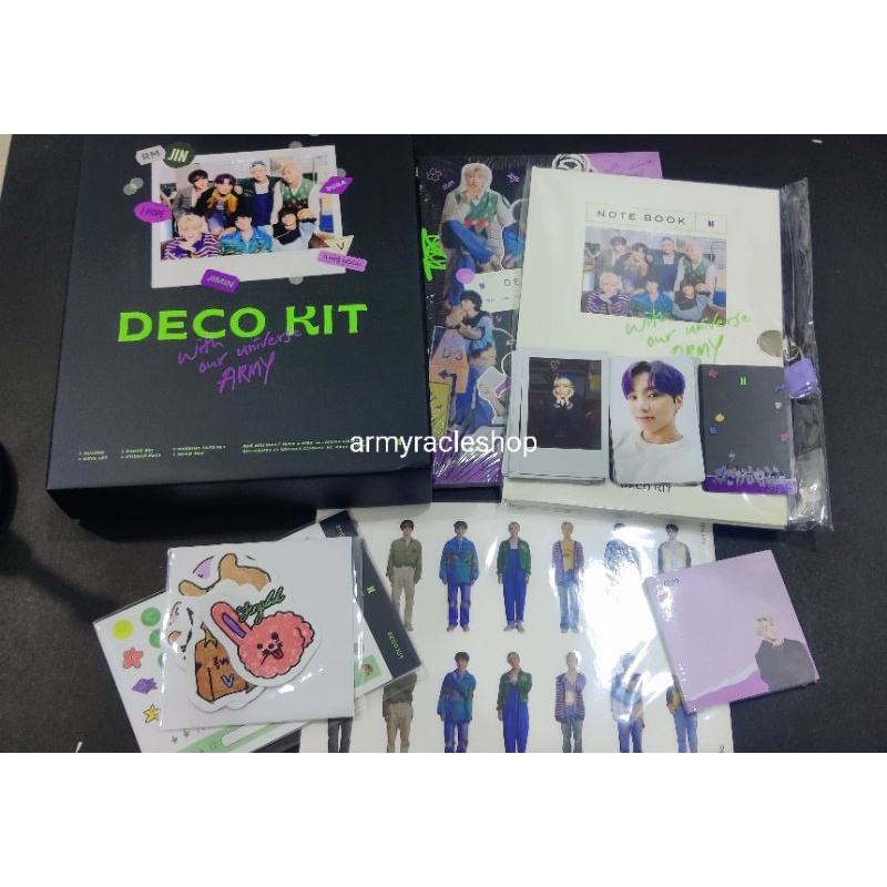 BTS DECO KIT OUR UNIVERSE WITH ARMY LOOSE | Shopee Singapore