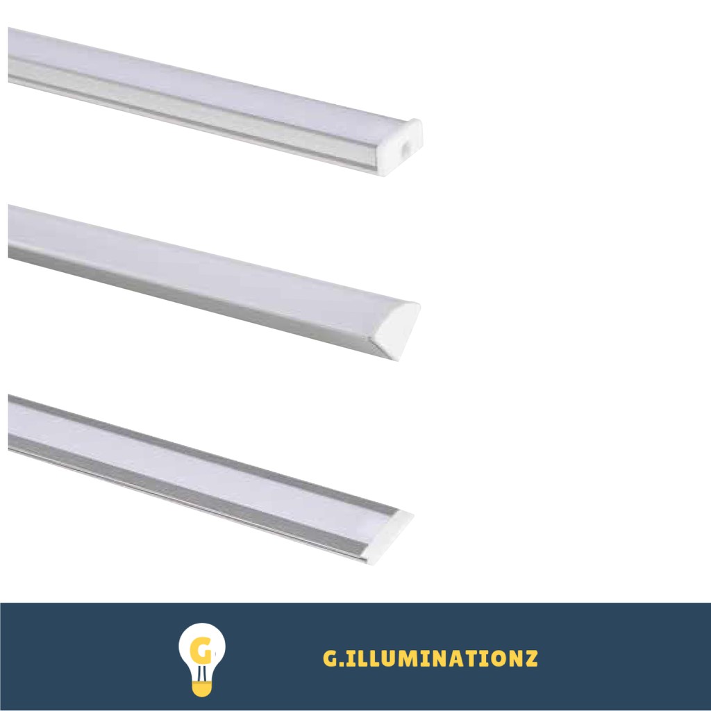 1M Aluminium Liner Channel Holder / Casing for LED Strip for Wardrobe ...