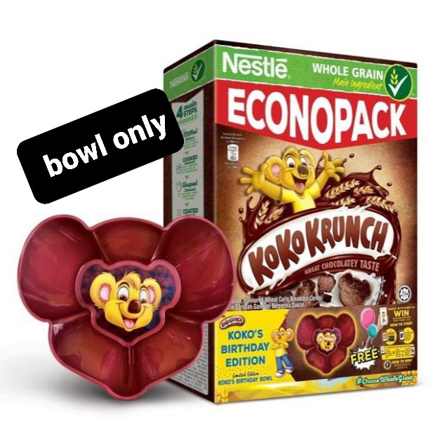 Limited edition Nestle Koko Krunch Birthday edition Bowl Cereal ...