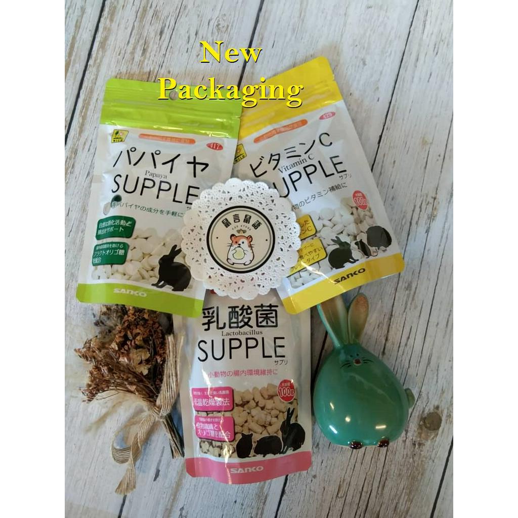 Sanko Lactic Acid Bacillus Papaya Vitamin C Senior Care Hamster Rabbit ...