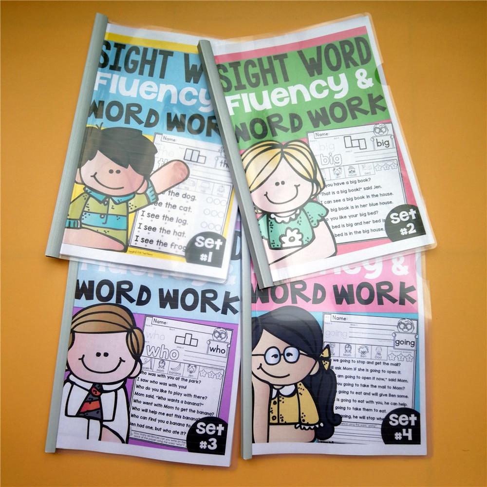 English Sight Word Fluency&WORD Training Book Children Games | Shopee ...