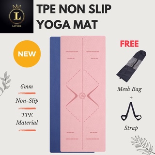 Lulu Lemon lululemon Yoga Mat, Double Sided Non-Slip Fitness