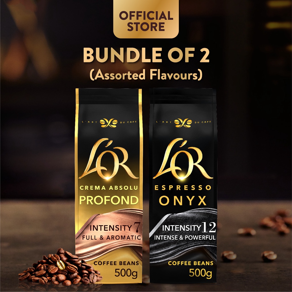 L'OR Whole Bean Coffee espresso onyx, 500 g – Peppery Spot