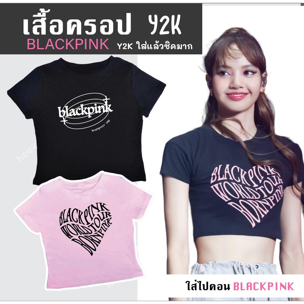 New Crop Tops BLACKPINK y2k Shirts TOUR TShirts HONGKONG TShirt