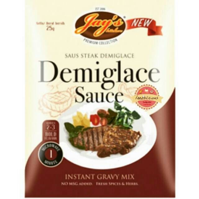 Jays Demiglace Sauce Steak 25Gr