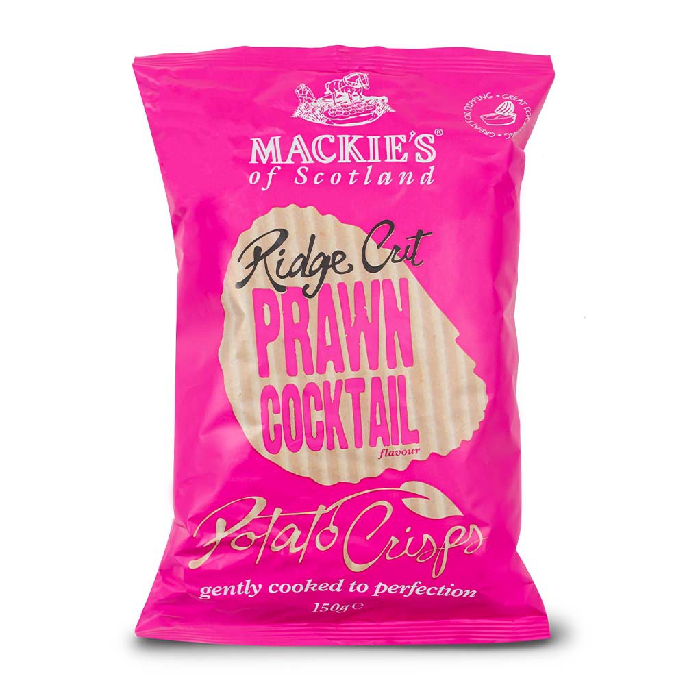 MACKIE'S_RIDGE CUT CRISPS PRAWN COCKTAIL 150G Shopee Singapore