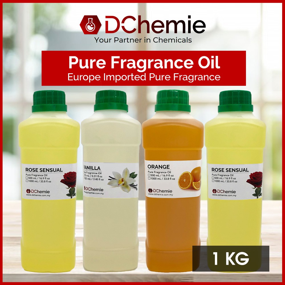 [1000mL] Pure Fragrance Oil / Pati Minyak Wangi GF - Full List | Shopee ...