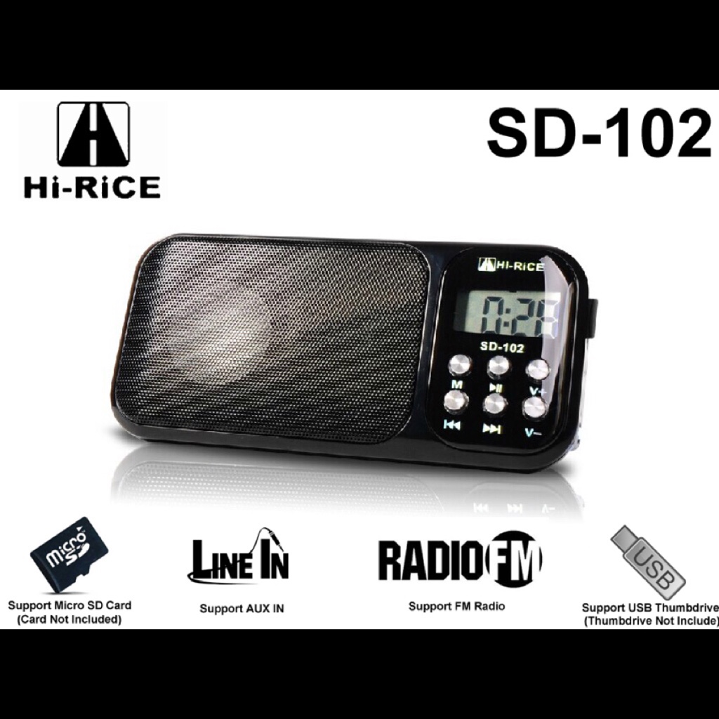 Hi rice hot sale radio