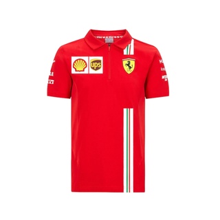 2022 2023 Ferrari F1 shirt Polo Summer short sleeve Leisure T-shirt