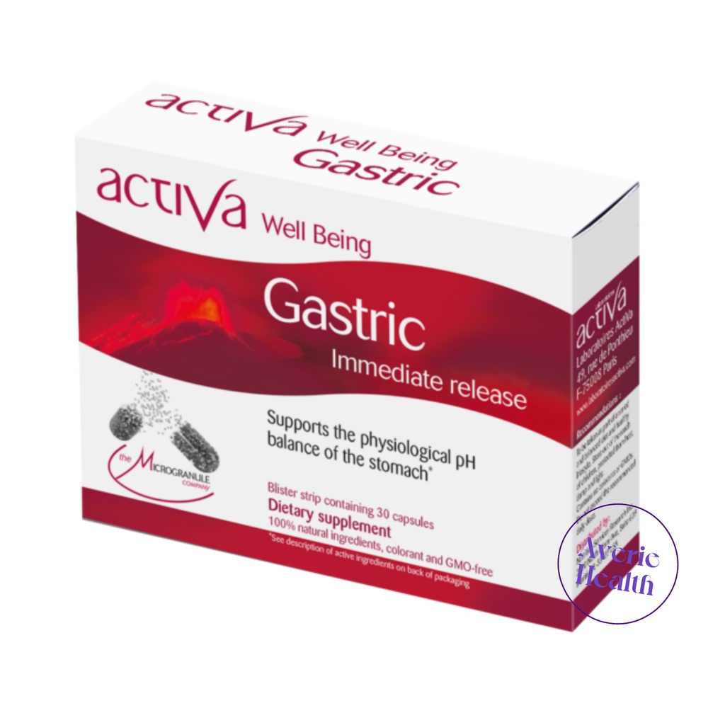 Activa Gastric Capsule 30s Proven Heartburn, Indigestion, Gastric Pain Relief Gaviscon