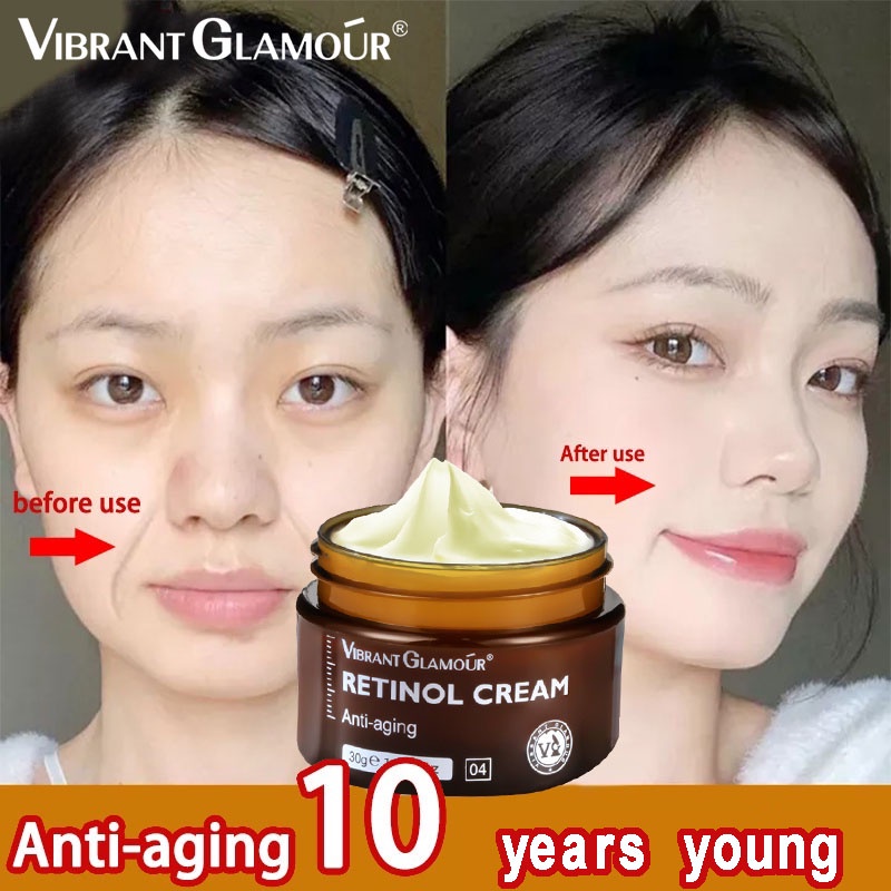 Natural Retinol Face Cream Facial Serum AntiAging Whitening Renewing