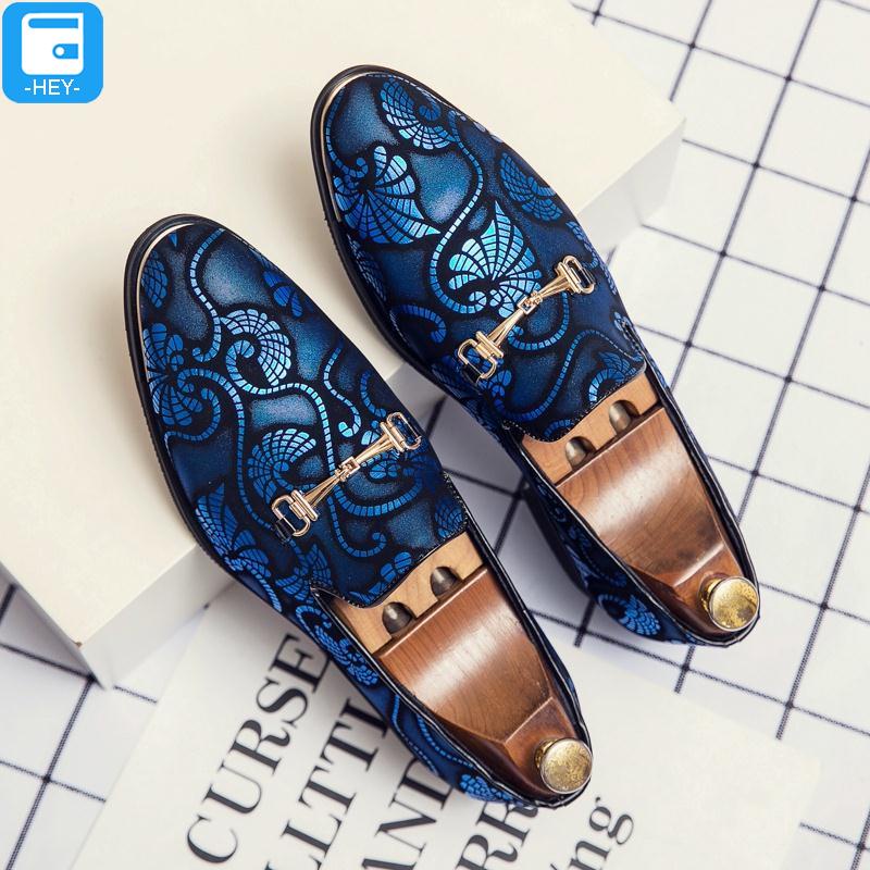 Mens on sale blue pumps