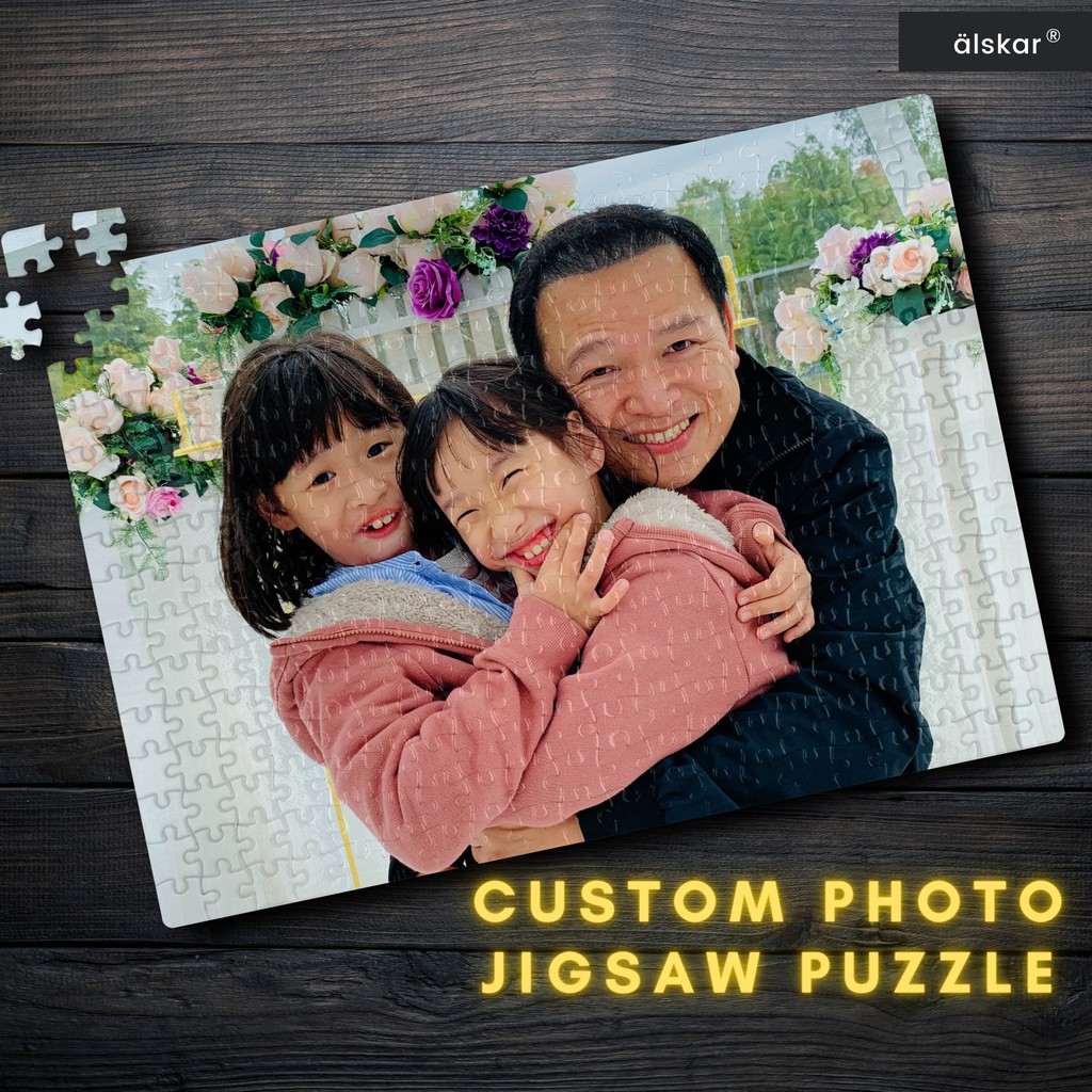 Personalised Puzzle Jigsaw Name Puzzle - Great Memorible Gift Idea with Picture Puzzle