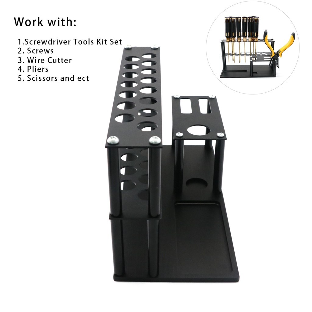Screwdriver Storage Rack Holder Screwdriver Organizers for Hex Cross ...