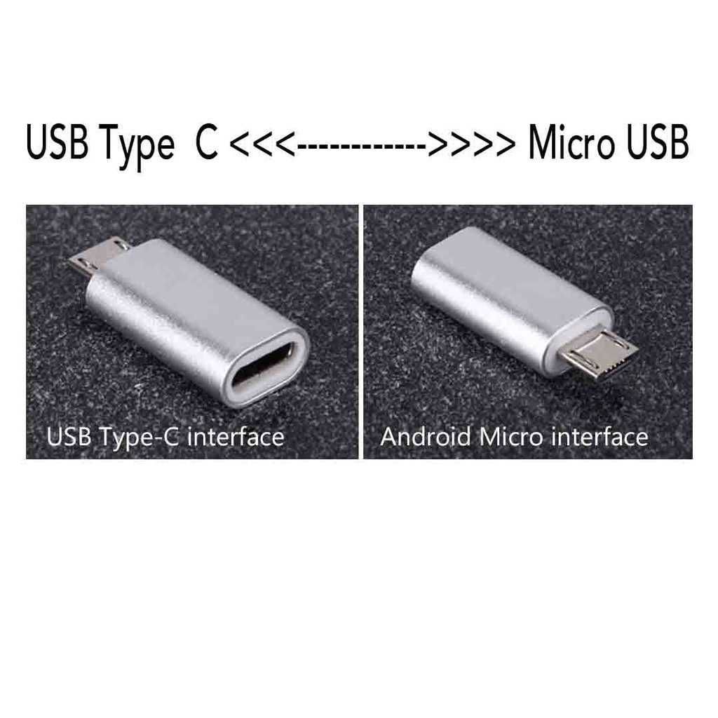Micro USB To USB Type-c Adaptor- 1 PC | Shopee Singapore