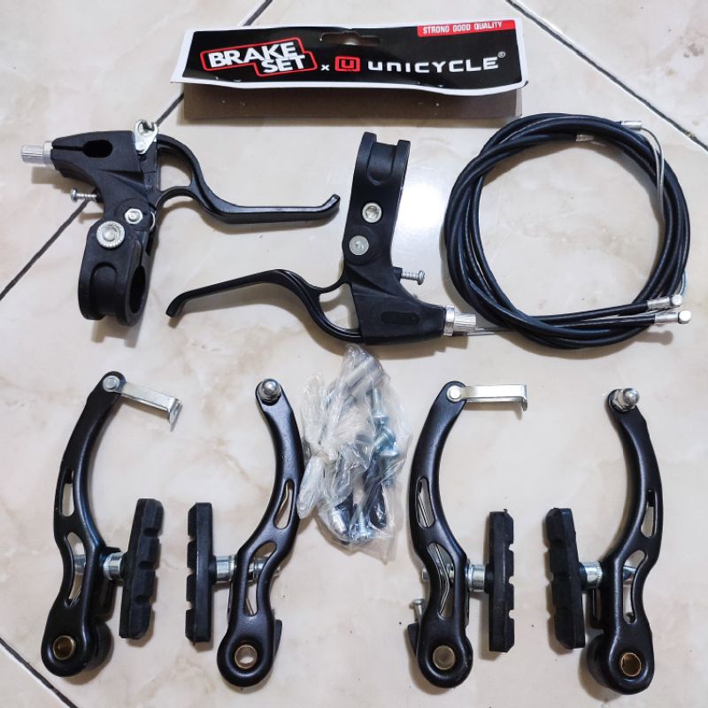 Unicycle V Brake Bike Brake Set Half Alloy Vbrake Model Brake A Pair