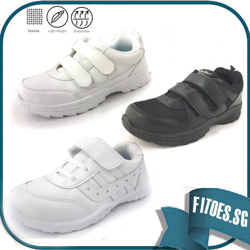 Checker School Shoes velcro 3102 1640 2196 Shopee Singapore