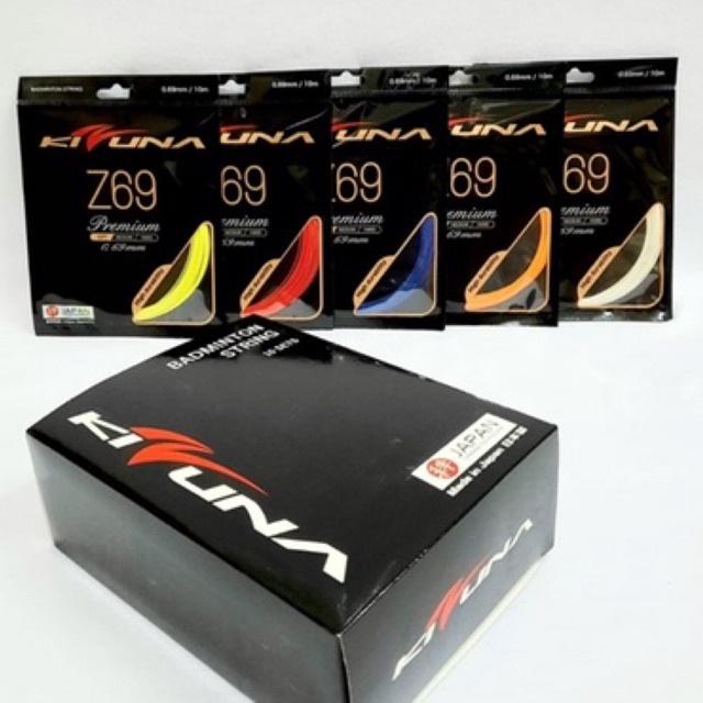 Original KIZUNA Z69 P TI JAPAN JP Z 69 Badminton Strings | Shopee Singapore