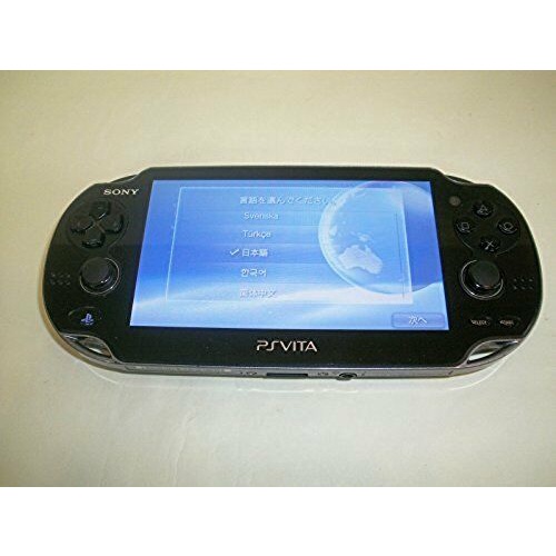 Playstation vita 3G/Wi-Fi model CRISTAL BLACK PCH-1100 AB01 Ps