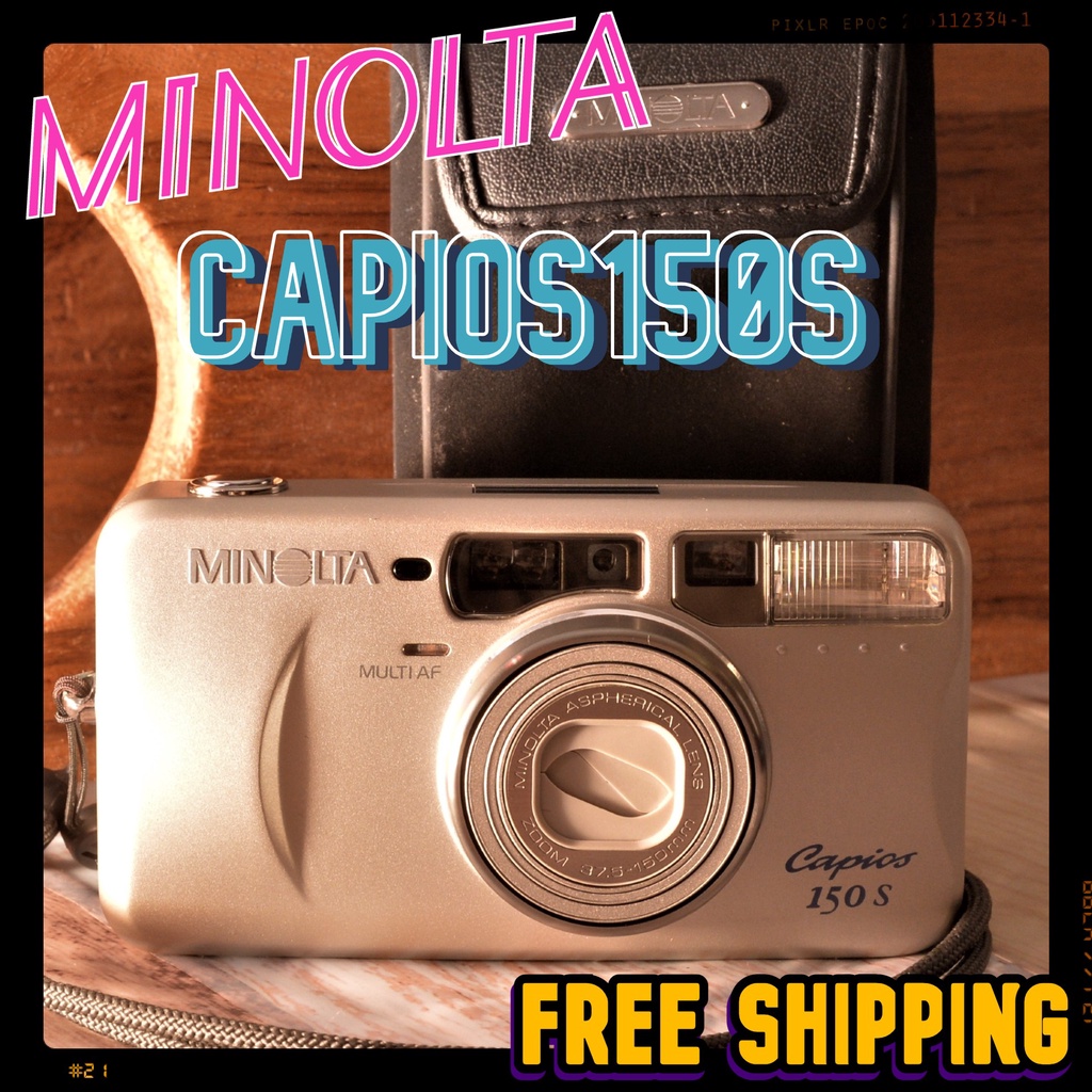 MINOLTA コンパクトフィルムカメラ Capios 150S - メルカリ
