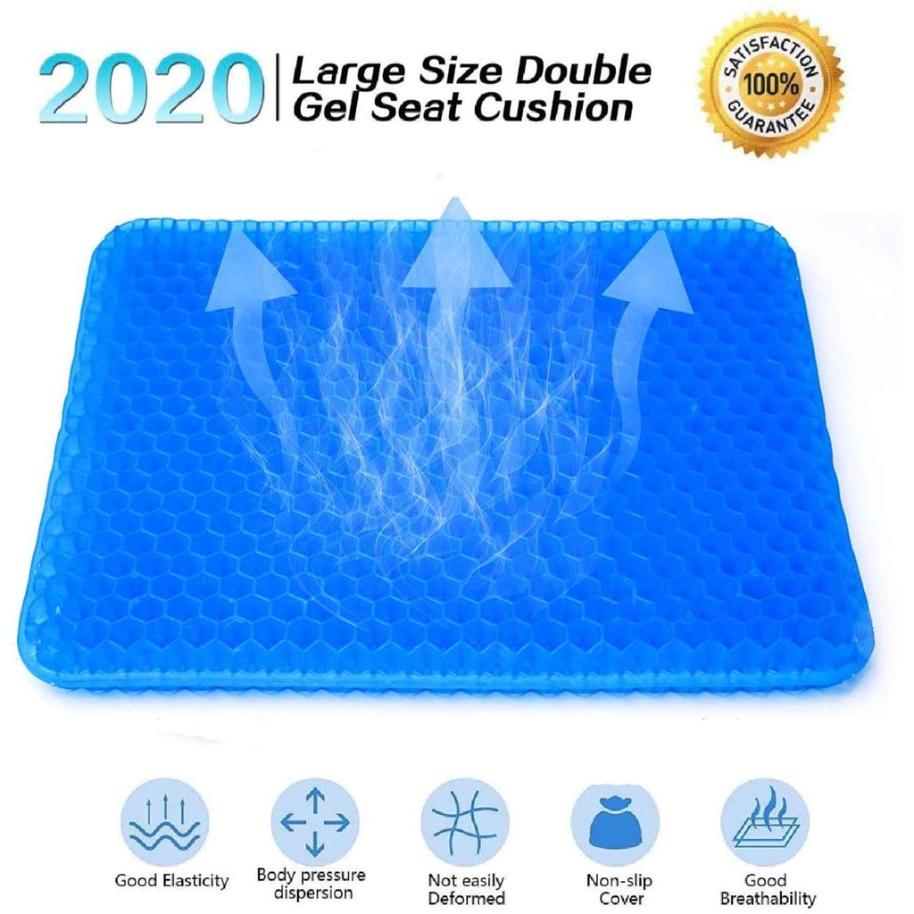 Gel Seat Cushion Double Layer Non-slip Breathable Honeycomb Egg