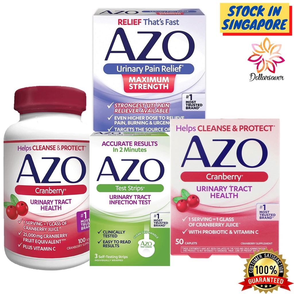 Azo Urinary Tract Health UTI / Urinary Pain Relief / Urinary Test Kit
