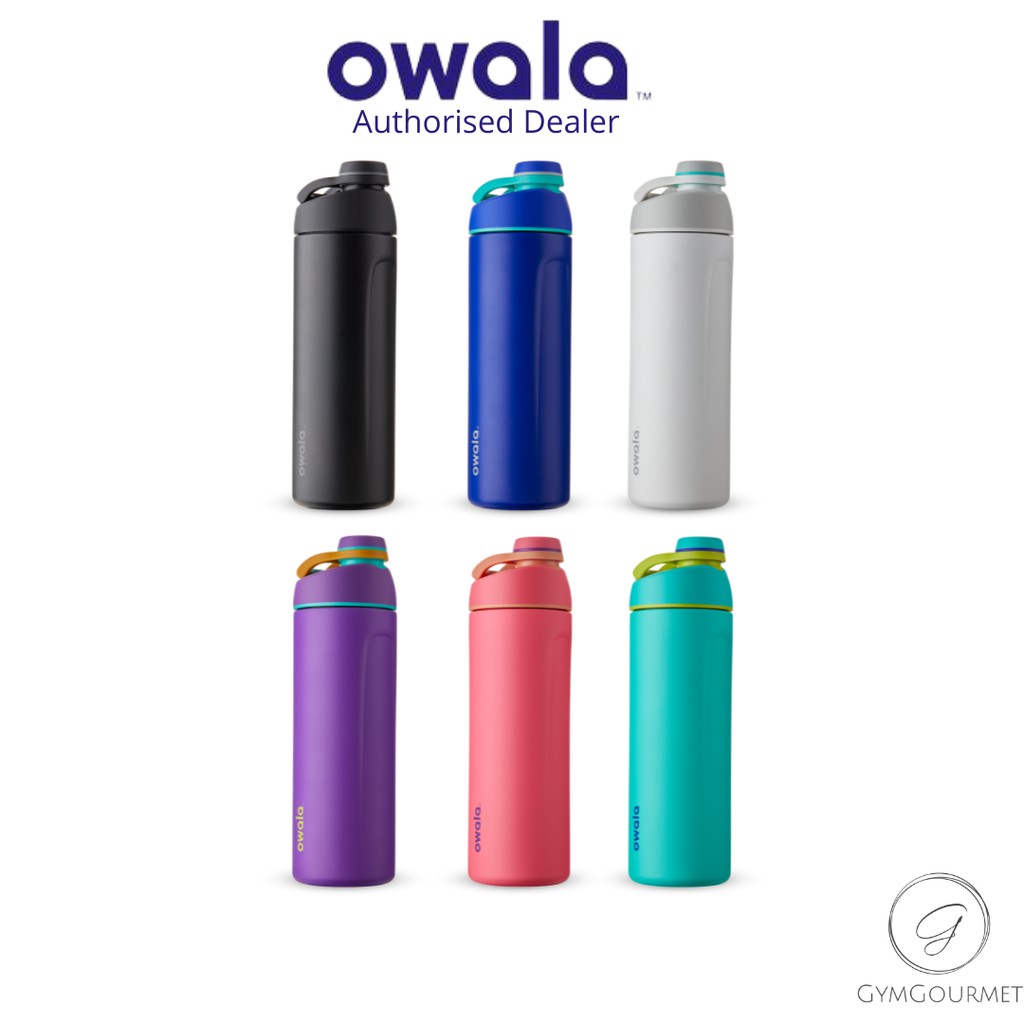 Owala Twist Insulated Stainless Steel Water Bottle for Sports and Travel  BPA-Free 24-Ounce Shy Marshmallow Shy Marshmallow 24-Ounce