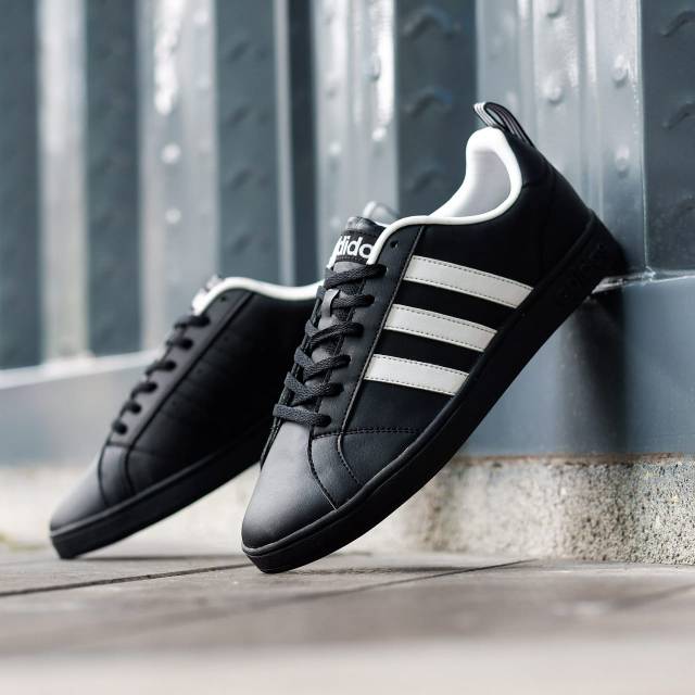 Adidas neo advantage outlet black white