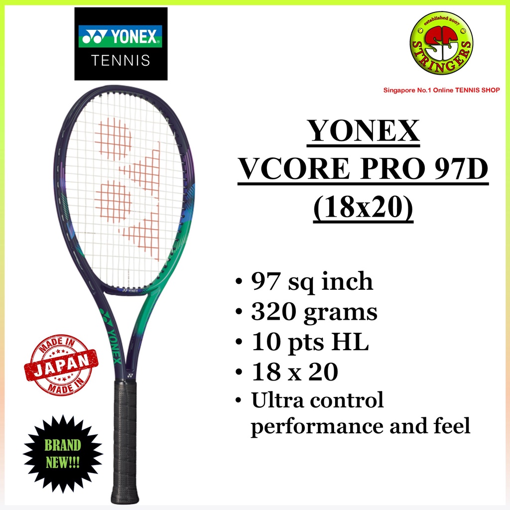Yonex Vcore pro 97 D Tennis Racket | Shopee Singapore