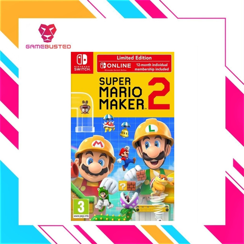 Nintendo Switch Super Mario Maker 2 (Limited Edition with Europe