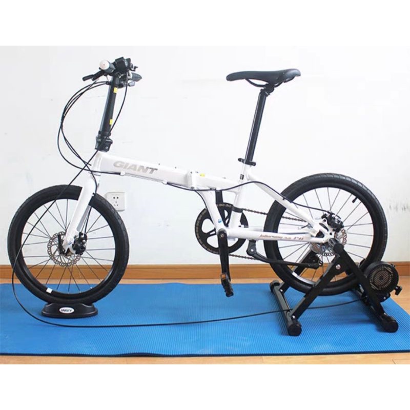 Folding bike trainer online