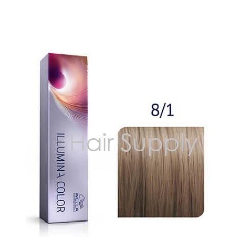 Wella Professionals Illumina Color 8/1 Light Ash Blonde Permanent Hair ...