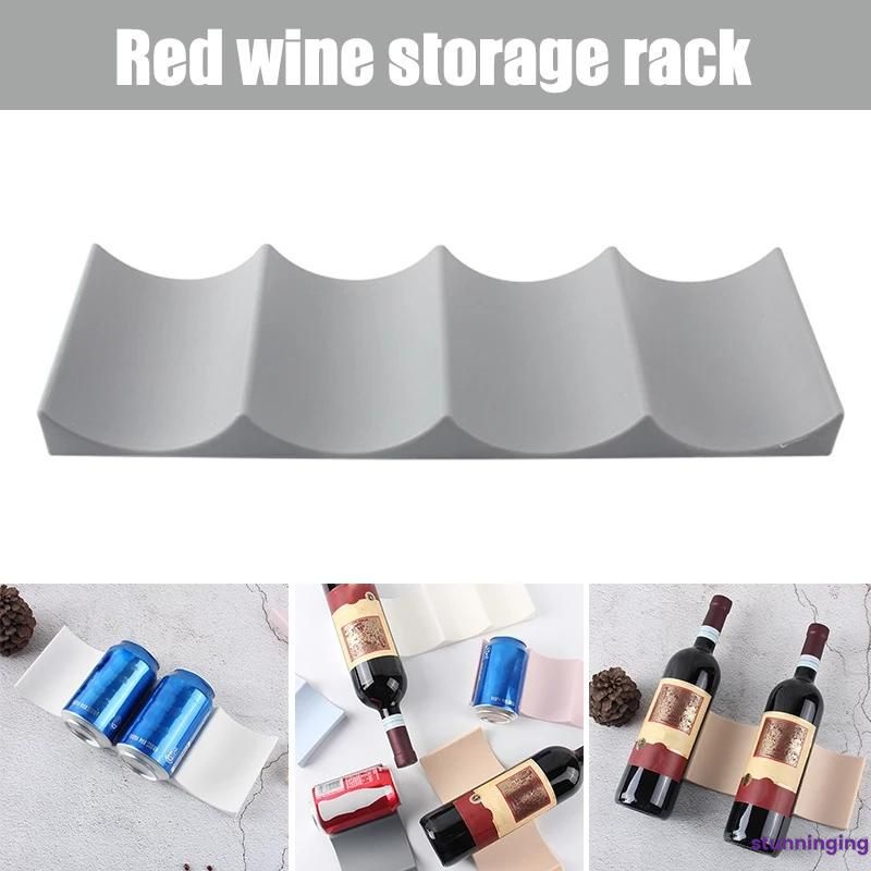 Stackable Wine Rack Bottle Holder Countertop Wine Bottle Rack