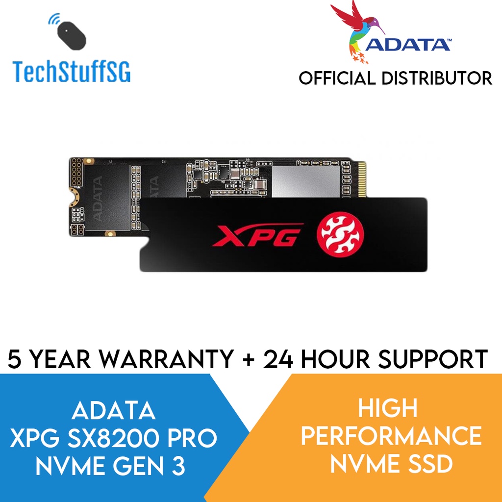 ADATA XPG SX8200 Pro 256GB/512GB/1TB/2TB PCIe Gen3x4 M.2 2280 Solid ...