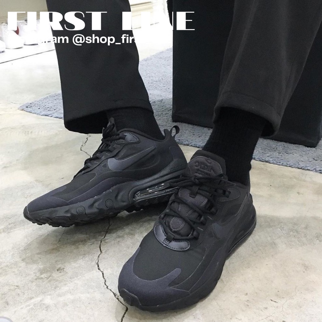 All black hot sale 270 nike