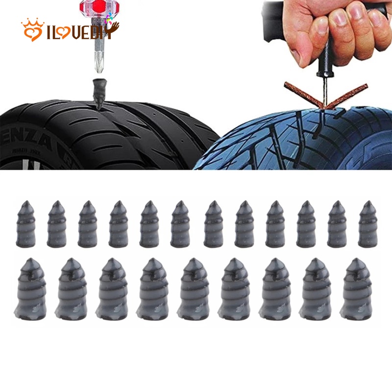 Piece Tire Repair Nail Set Auto Vacuum Tire Repair Film Rubber
