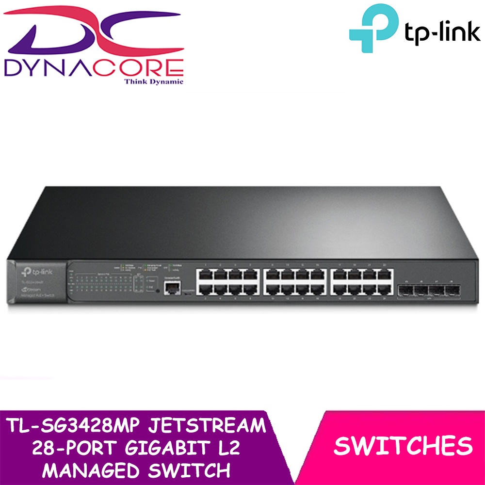 【24-Hr Delivery】TP-LINK TL-SG3428MP JetStream 28-Port Gigabit L2 ...