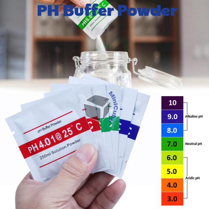PH Meter Buffer Powder Calibration Measure Solution 4.01/6.86/9.18 | Shopee  Singapore
