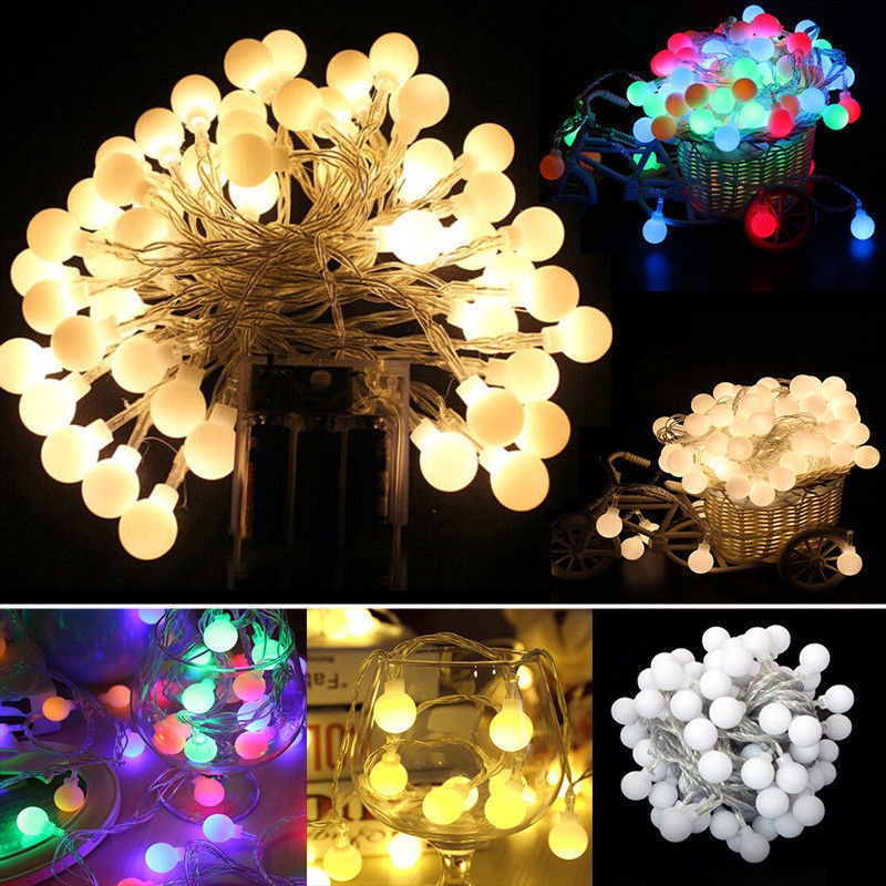 10M Christmas Fairy Light LED String Light Bulb Battery Operated Party ...