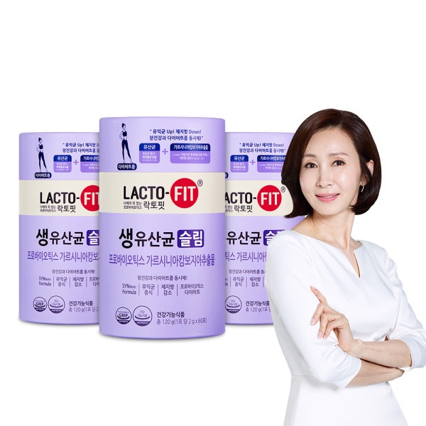 [1+1+1] LACTO-FIT Probiotics Slim 120g (2g x 60sticks) Lactofit for ...