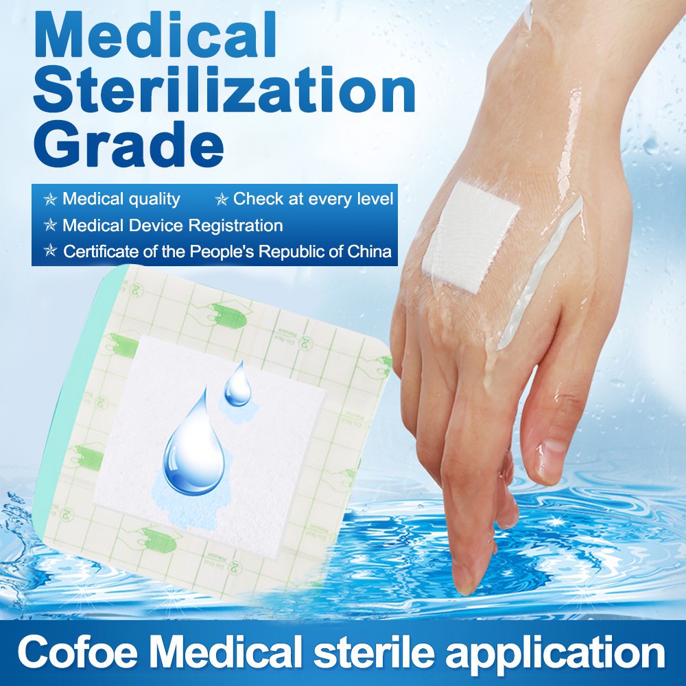 Cofoe 1pc Medical Sterile Dressing Waterproof Patch Wound Bathing ...