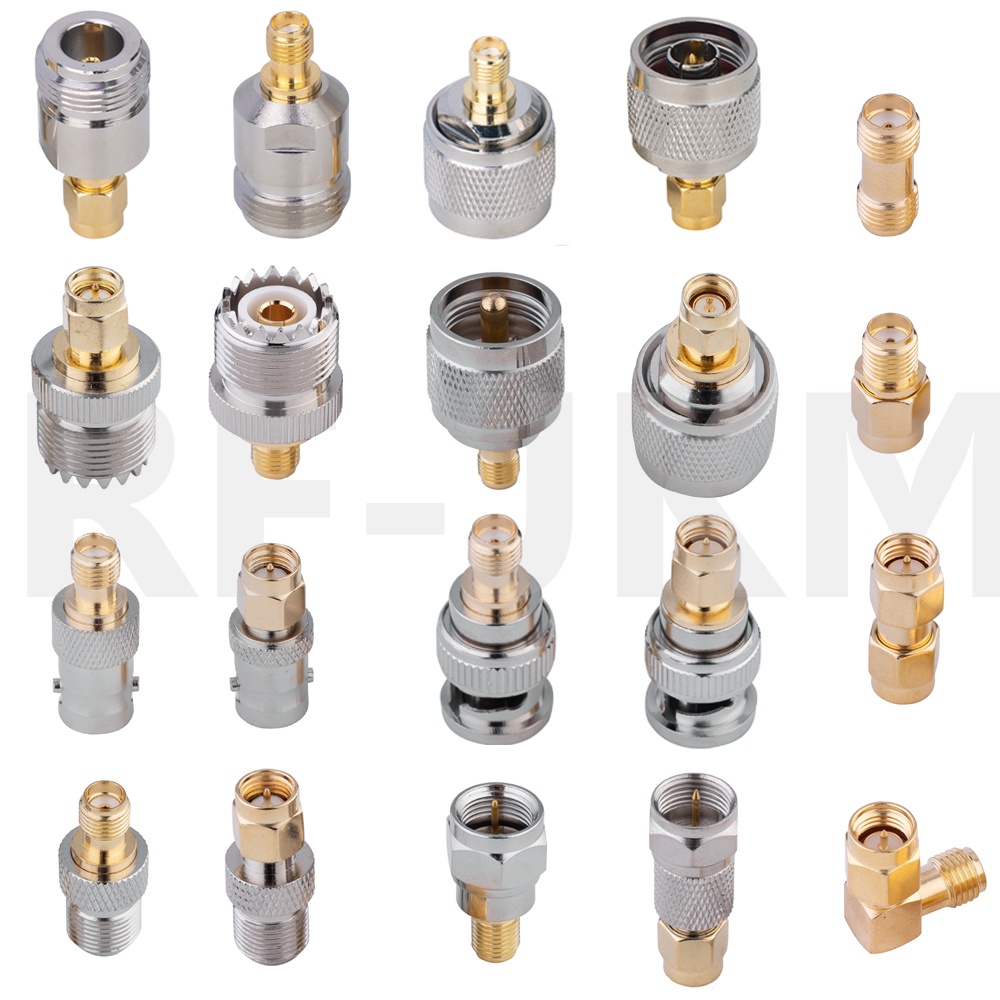 RF Steckverbinder Set 14-teilig – SMA BNC UHF N Adapter Für Antennen Und Router RF Steckverbinder Set 14-teilig – SMA BNC UHF N Adapter Für Antennen Und Router