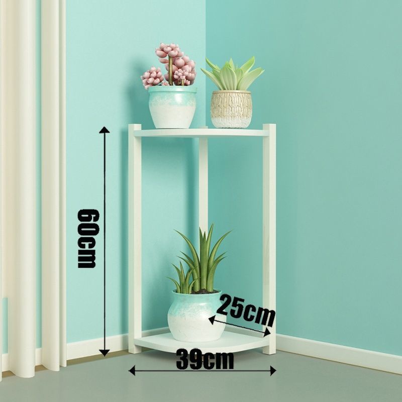 Corner shelf corner flower stand living room indoor succulent balcony