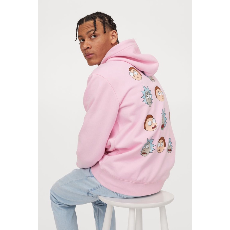 Pink rick and morty sweatshirt sale