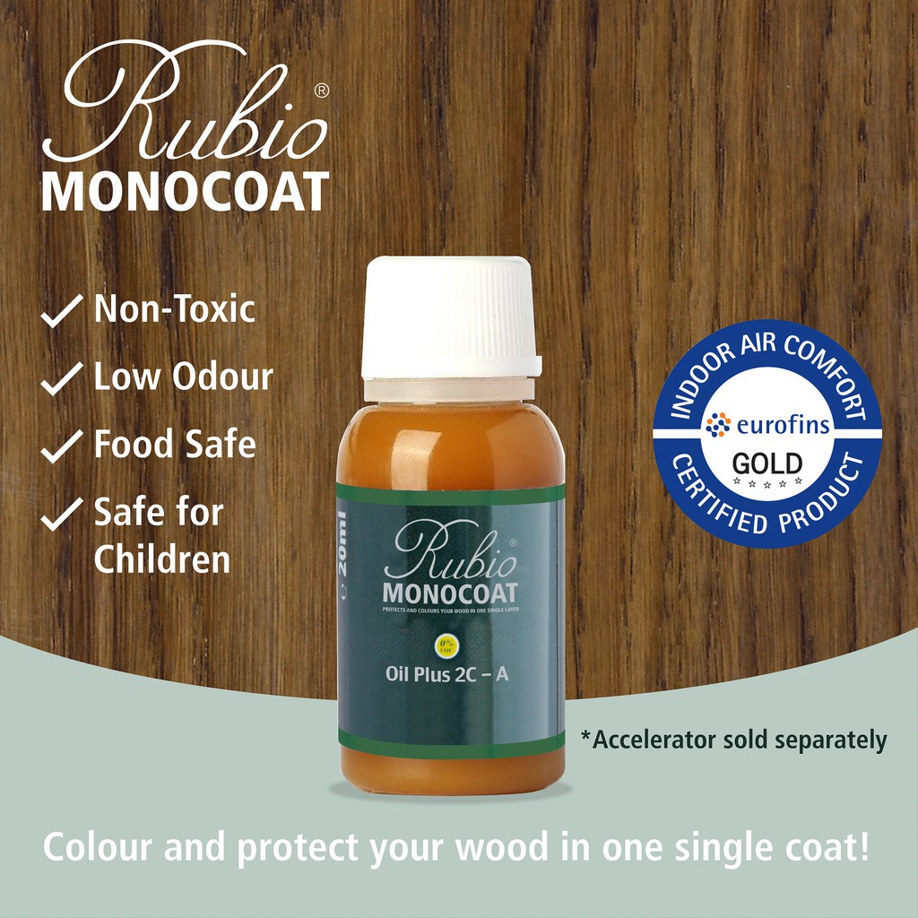 Rubio Monocoat さえ Oil Plus 2 C - Aサンプル木製Stain 