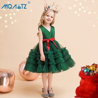 Winter Girls Dress for Christmas Princess Party Pageant Children Long Gown  SD079