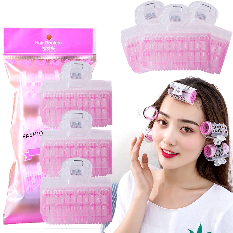 3pcs Of Set Hairdressing SelfAdhesive DIY Hair Velcro Roller Curler Hair Styling Tool Shopee