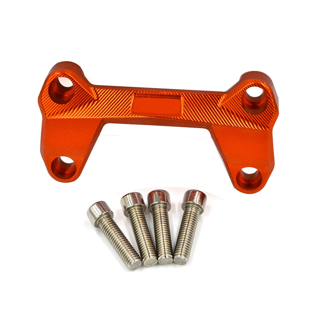 For KTM DUKE 125 200 250 390 all year CNC Orange Handlebar Riser Top ...