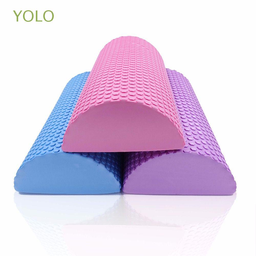 YOLO 30-45cm Half Round Yoga Block Muscle Massage Muscle Restoration ...